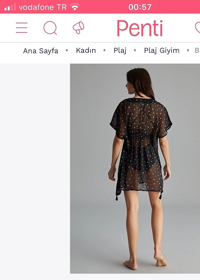 Penti pareo standart beden - Görsel 3