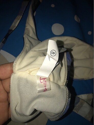 38 Beden mavi Renk Penti bikini üstü 38/40