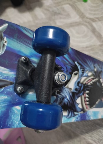 Koyu Mavi Çocuk Kaykay Tekerlekleri - Görsel 2