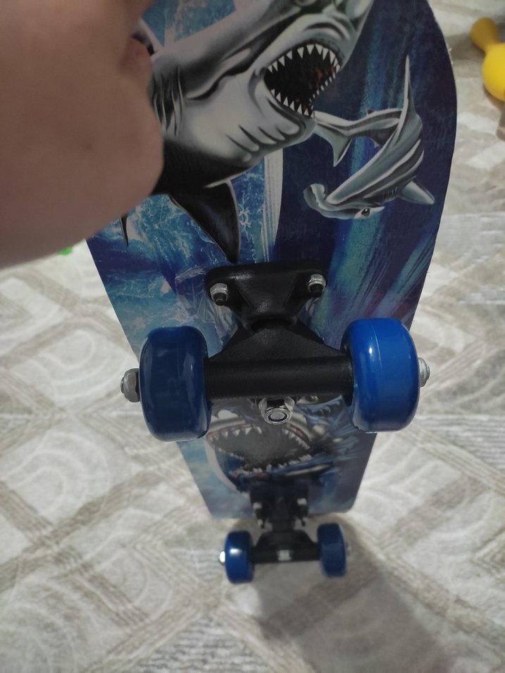 Koyu Mavi Çocuk Kaykay Tekerlekleri - Görsel 3