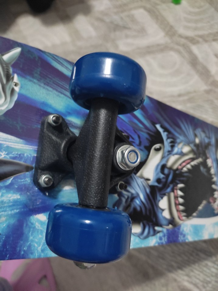 Koyu Mavi Çocuk Kaykay Tekerlekleri - Görsel 2