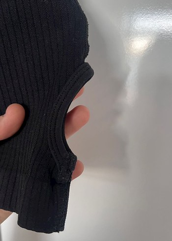 Siyah Uzun Kollu Spor Büstiyeri - Görsel 5