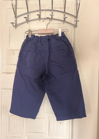 Erkek Çocuk Lacivert Bol Kesim Kot Şort - Görsel 3