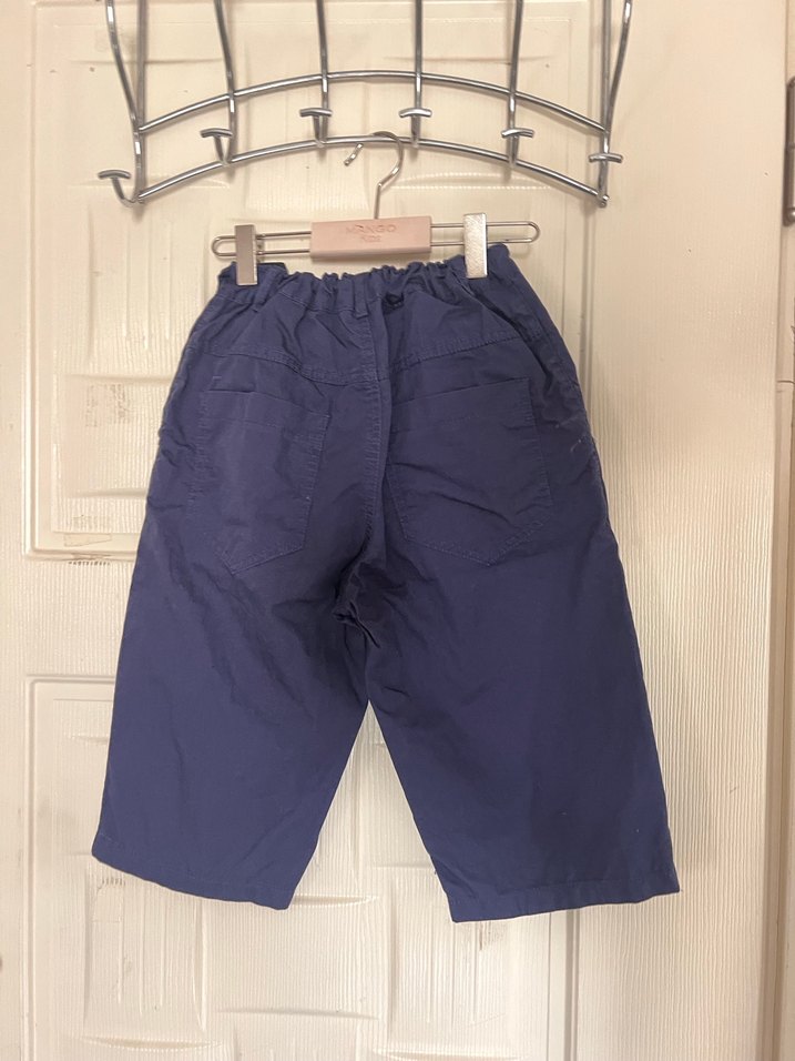 Erkek Çocuk Lacivert Bol Kesim Kot Şort - Görsel 3