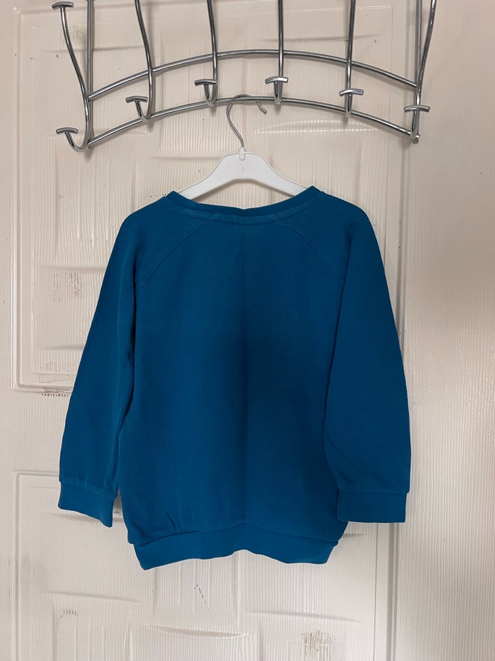 Erkek Çocuk Mavi Sweatshirt - Görsel 2