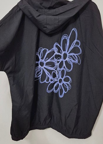 Düğmeli Siyah Uzun Trenç - Görsel 2