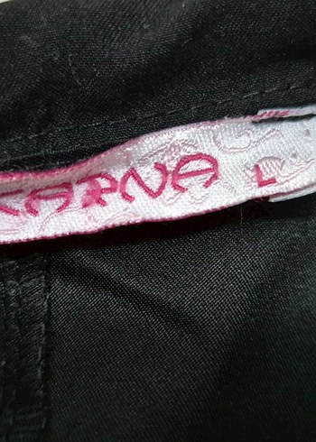 Düğmeli Siyah Uzun Trenç - Görsel 3