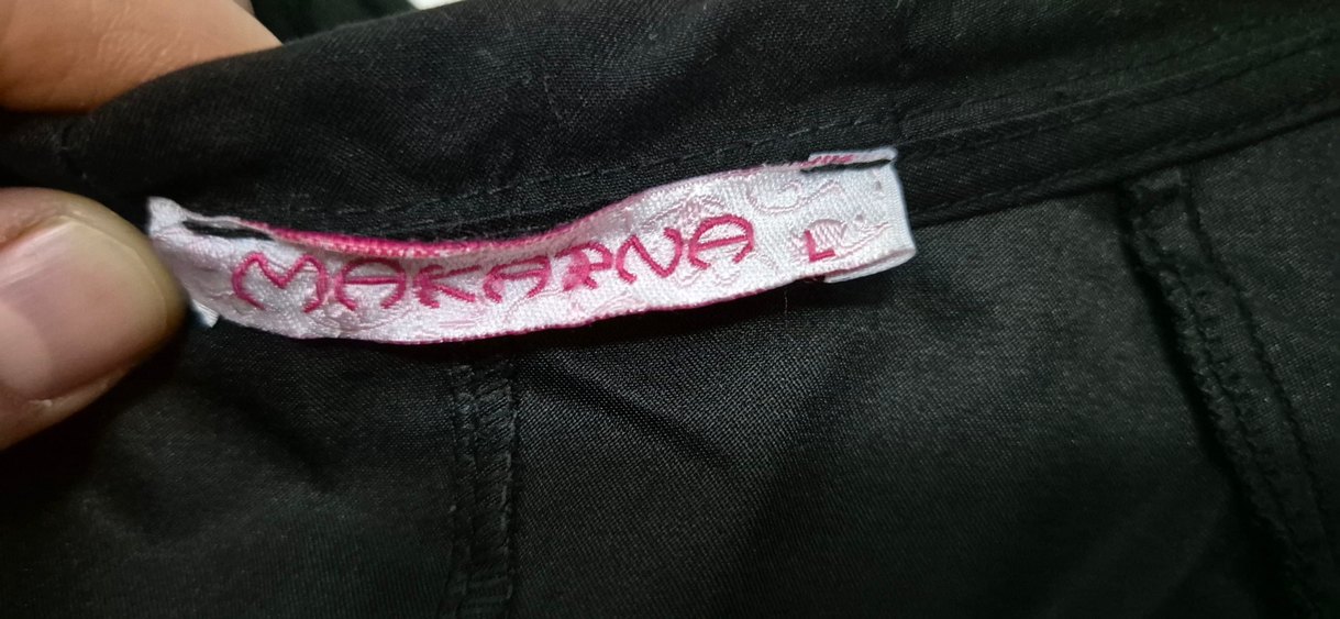 Düğmeli Siyah Uzun Trenç - Görsel 3