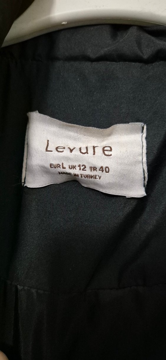 Düğmeli Siyah Midi Kadın Yelek - Görsel 3