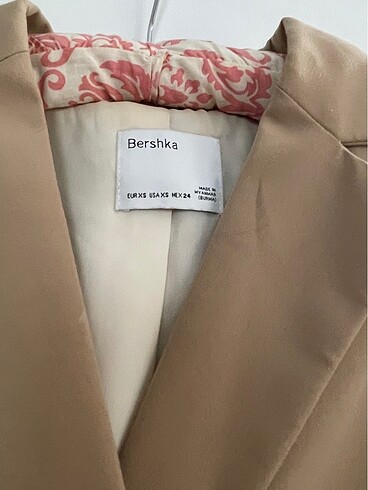 xs Beden BERSHKA BEJ BLAZER