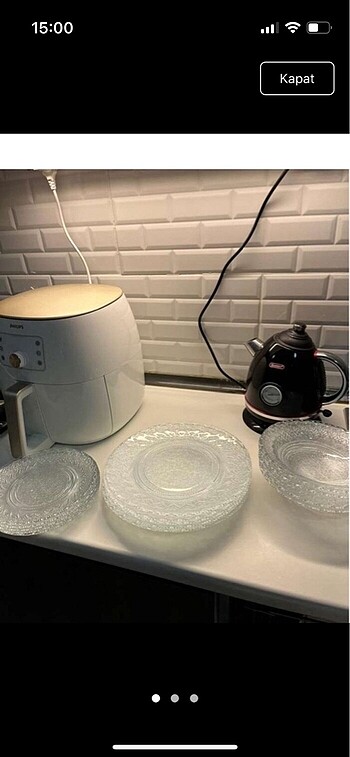 Valence cam yemek takımı