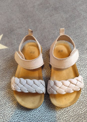 H&M Kız Çocuk lila Velcro Bantlı sandalet