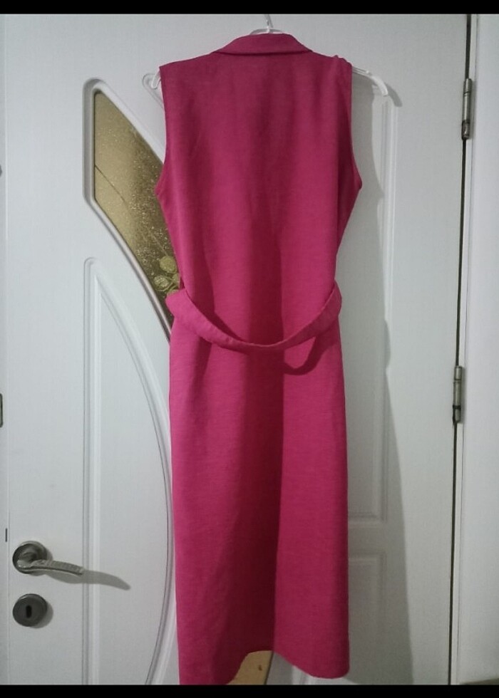 Günlük midi boy elbise - Görsel 3