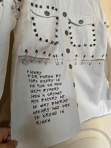 m Beden beyaz Renk Tasarım ceket zara mango h&m nuss touche ghisa aker