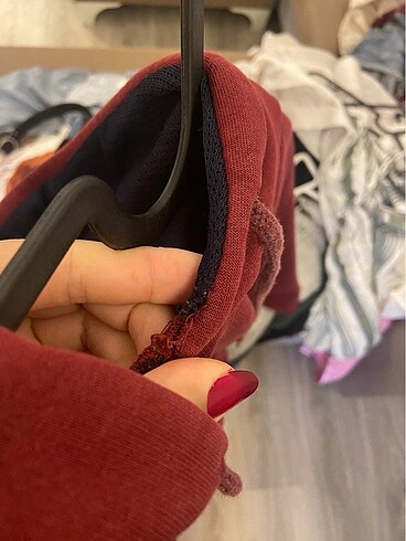 m Beden bordo Renk Nike orijinal