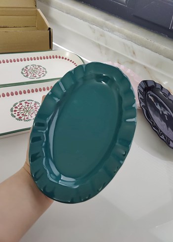 seramik kayık tabak - Görsel 2