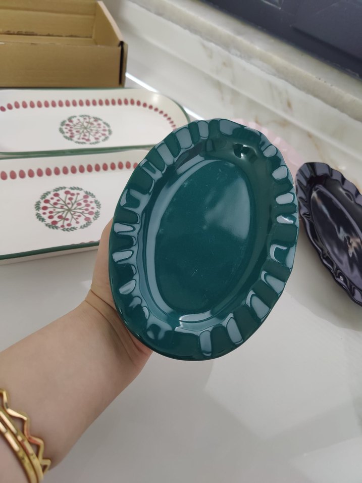 seramik kayık tabak - Görsel 3