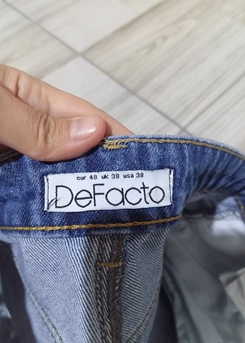 Kadın kot mom pantolon - Görsel 4