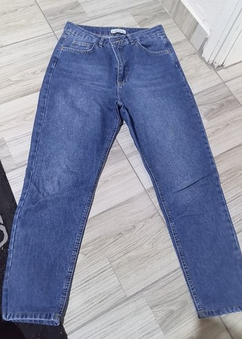 Kadın kot mom pantolon - Görsel 3