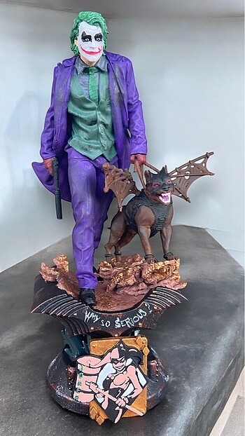 Büyük Boy Joker figür - Görsel 3