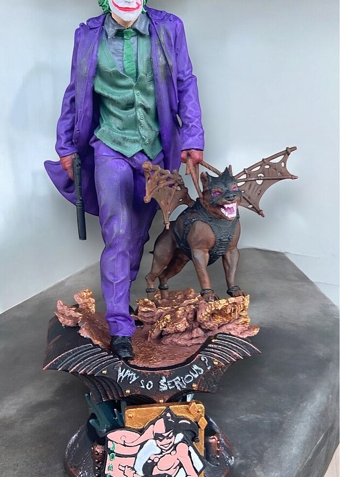 Büyük Boy Joker figür - Görsel 3