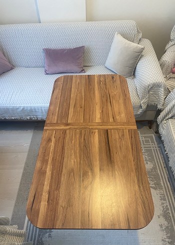 Koyu Kahverengi Katlanabilir yemek masası - Görsel 3