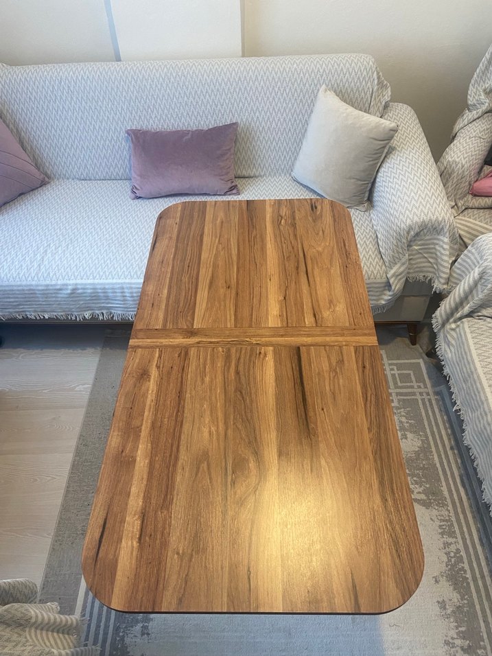 Koyu Kahverengi Katlanabilir yemek masası - Görsel 3