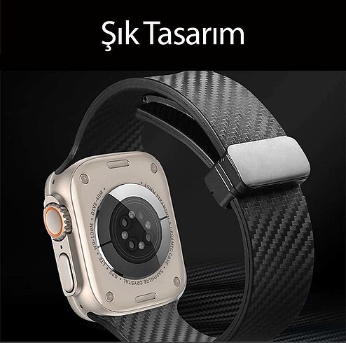  Beden Apple watch karbon tasarım kordon