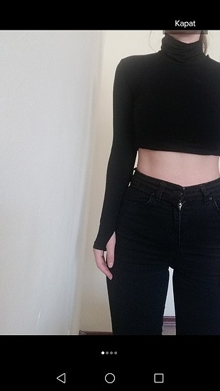 Siyah mom Jeans