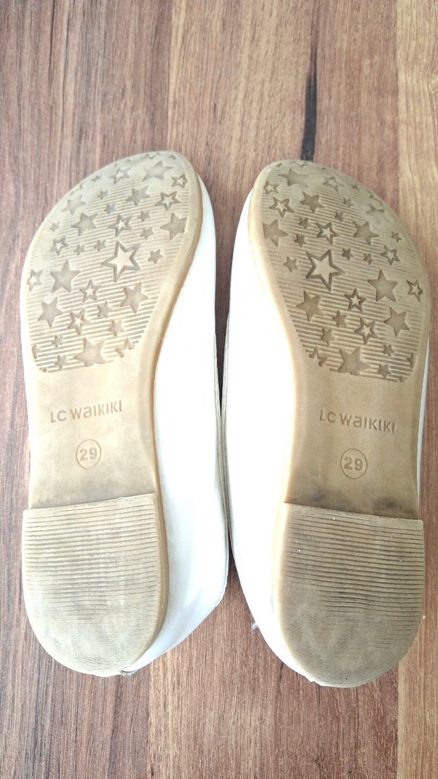 Kız Çocuk Beyaz Fiyonklu Babet Ayakkabı - Görsel 4