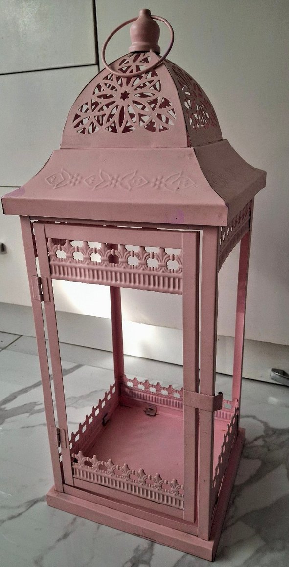 English Home Pembe Dekoratif Fener - Görsel 2