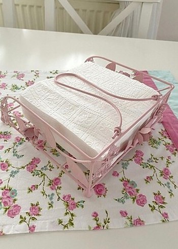 English Home Pembe Pastel Peçetelik