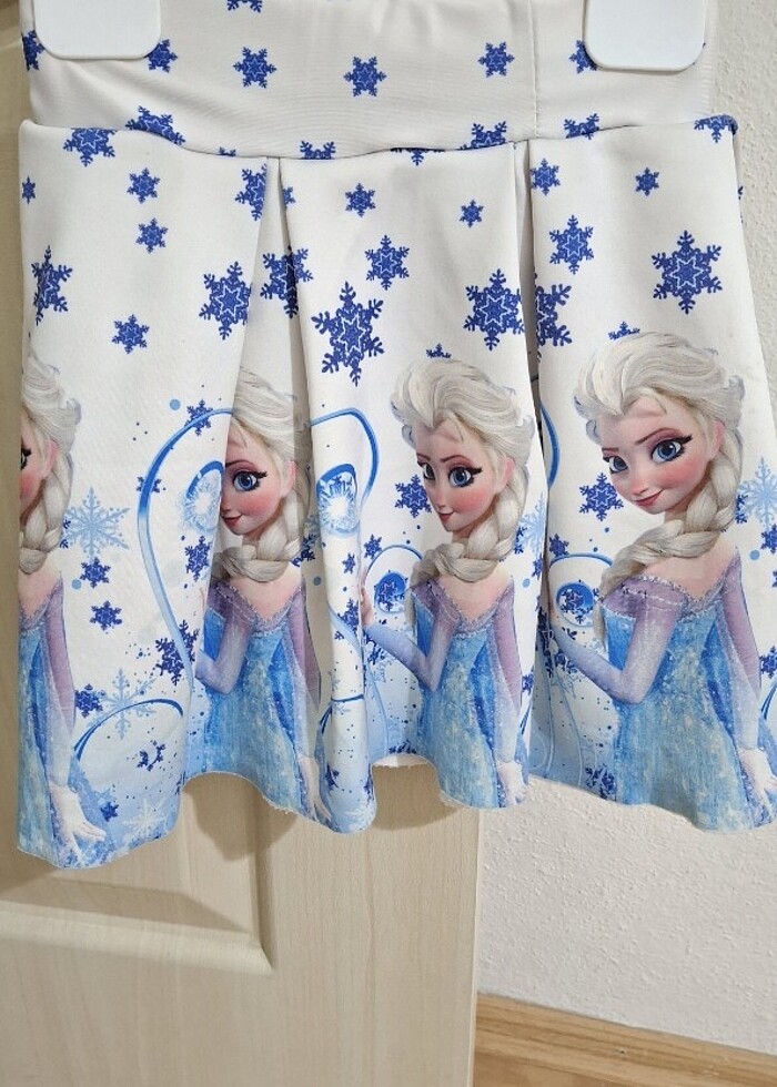 Kız çocuk Elsa etek - Görsel 2