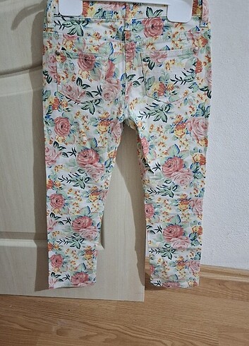 Koton çiçekli kız cocuk pantolon - Görsel 5