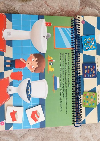 Çocuklar için Tuvalet Eğitimi Kitabı cırt cırtlı - Görsel 3