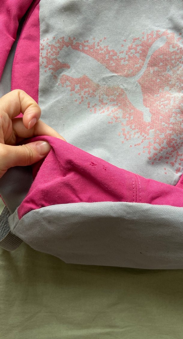 Pembe Fermuarlı Spor Kadın Sırt Çantası - Görsel 2