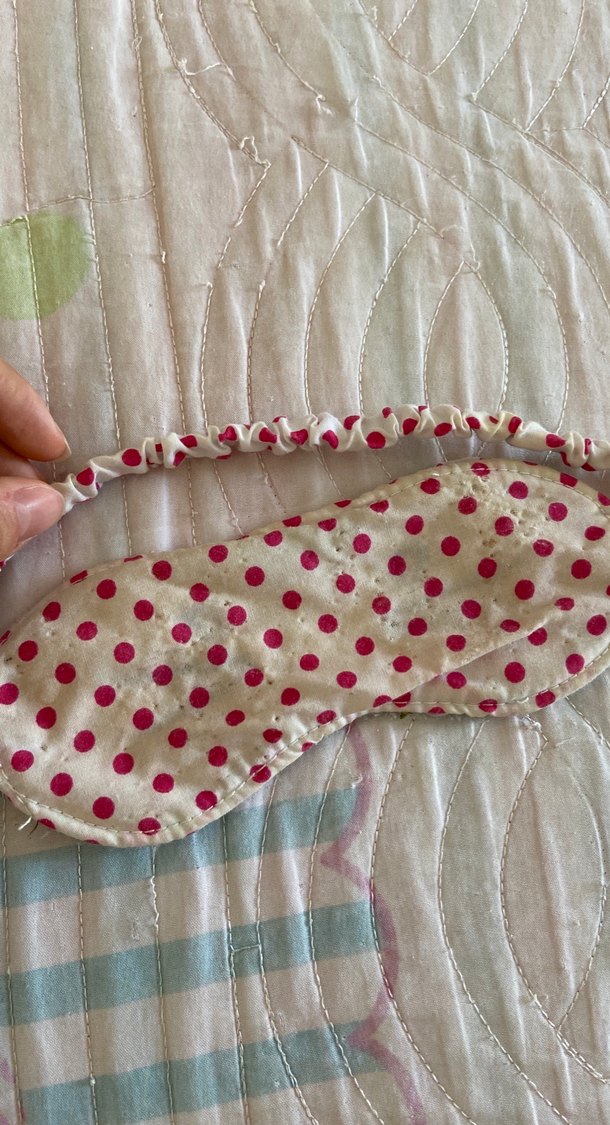 Gri Fiyonk Detaylı Kadın Uyku Maskesi - Görsel 2