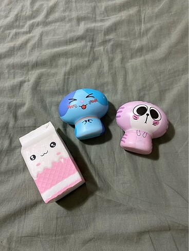 3 tane squishy
