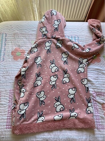 Kapşonlu havlu kumaş Sweat - Görsel 4