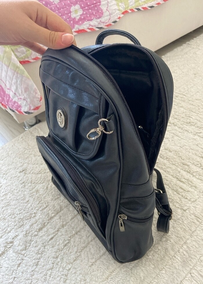 Deri sırt çantası - Görsel 2