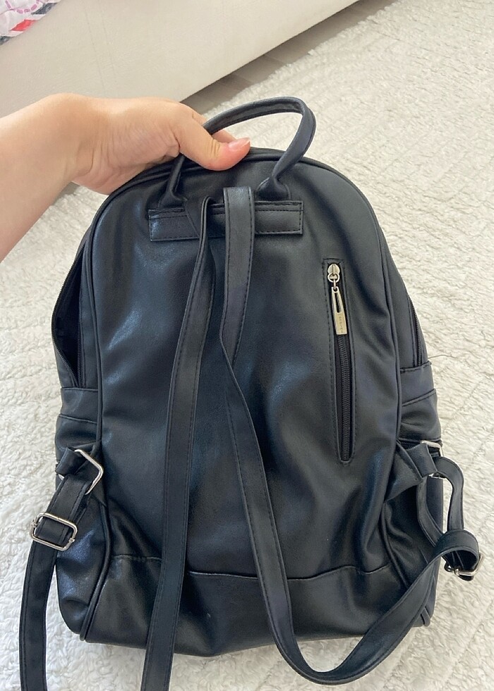 Deri sırt çantası - Görsel 3