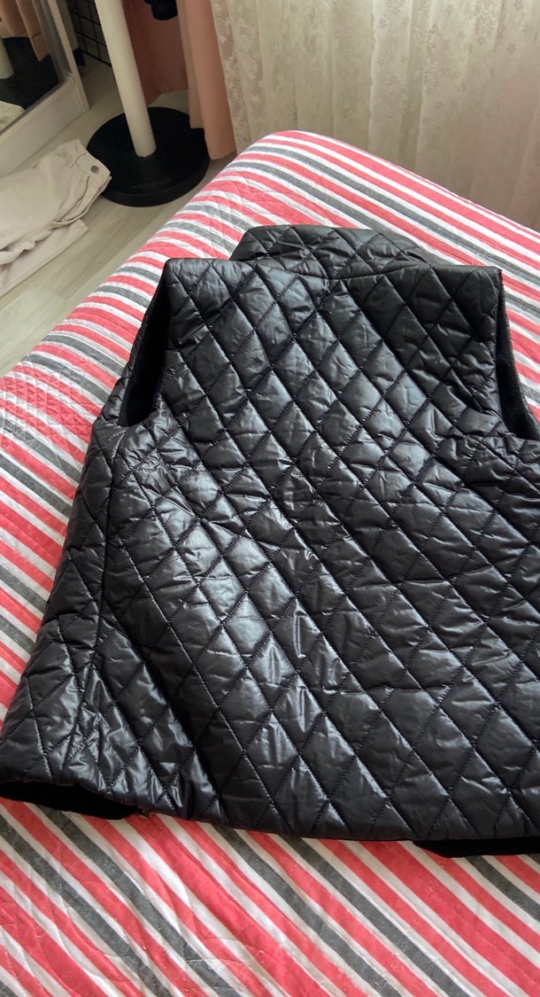 Fermuarlı Siyah Kadın Yelek - Görsel 3