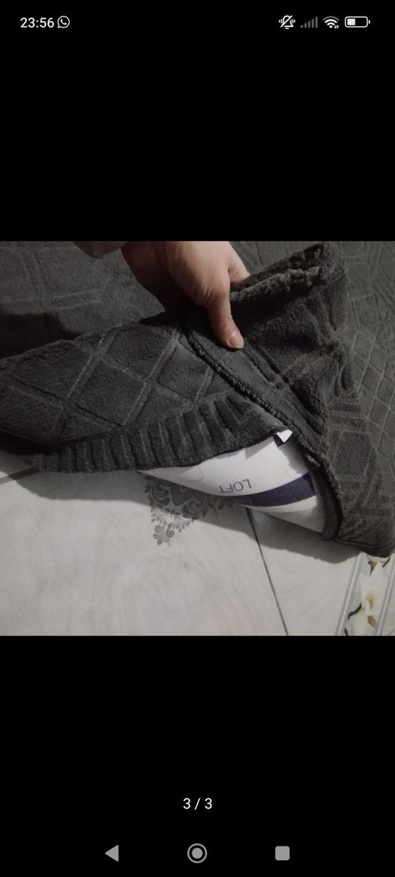 Gri Modern Desenli Halı örtüsü - Görsel 2