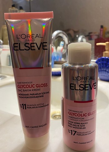 L'Oréal Elseve Glycolic Gloss Saç Bakım Seti