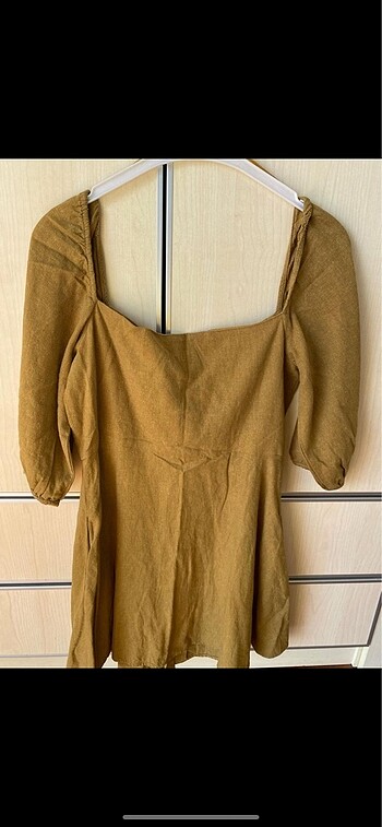 Zara Keten elbise