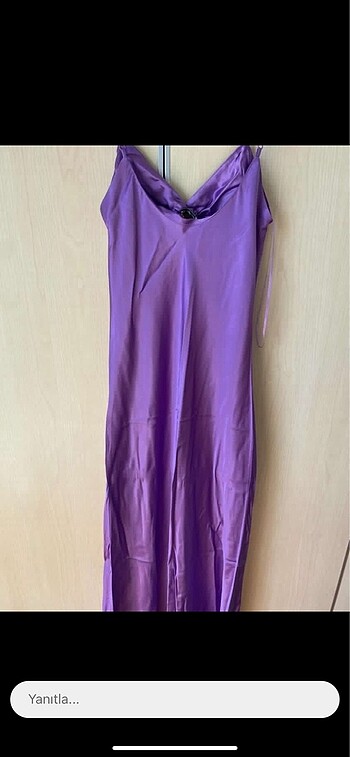 xs Beden Zara saten elbise