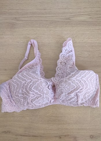 Pembe Dantel Bohem Sütyen