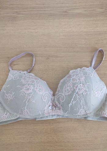 Pastel Bej Dantel Bohem Sütyen