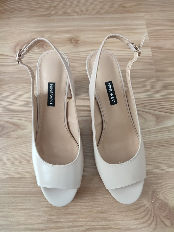 Bej Platform Topuklu Kadın Ayakkabı - Görsel 2