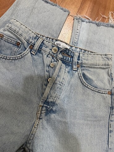 xs Beden Zara 5 düğmeli jean